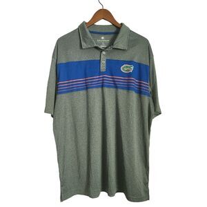 Florida Gators Polo Shirt Mens XL Short Sleeve College Classics Orange Blue Logo